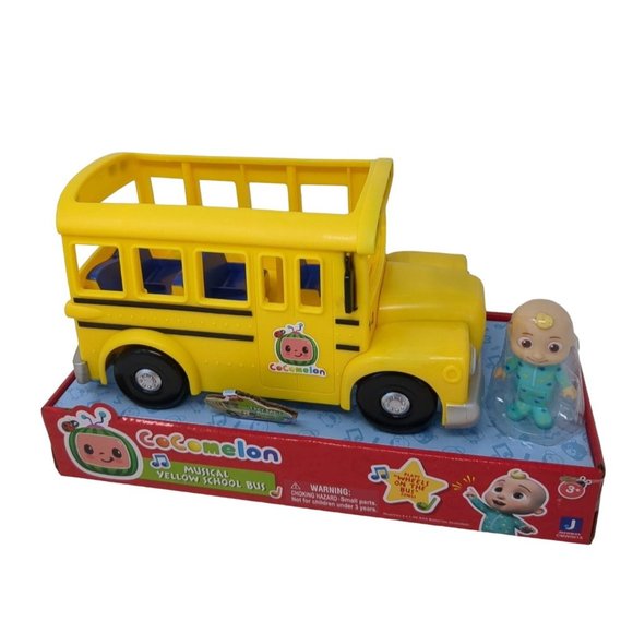 CoComelon Official Musical Yellow School Bus, Plays ‘Wheels on The Bus' Song - Picture 1 of 7